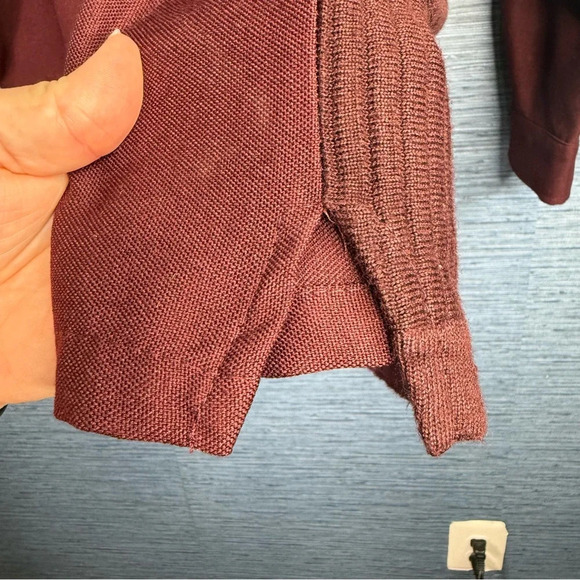 Silversilk Big and Tall Men's Shirt XXL Burgundy - Picture 8 of 10